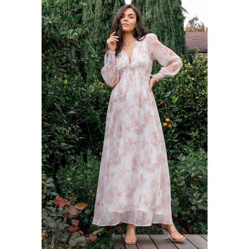 Baltic Born Olivia Maxi Dress | Pink Floral Size MM